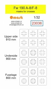 Omask 23036 Fw 190 A-8/F-8 masks for crosses 1/32