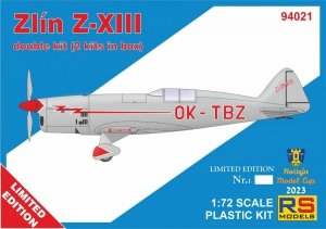 RS Models 94021 Zlin Z-XIII Double Kit (2 Kits In Box) 1/72