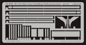 Eduard 28060 M-4A3 Sherman sandbag hull protection (for HOBBY BOSS) 1/48
