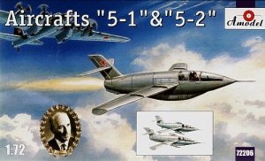 A-Model 72206 Bisnovat '5-1' and '5-2' Soviet Rocket Experimental Aircraft 1:72