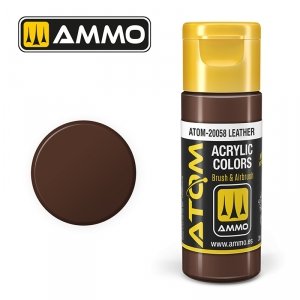 AMMO of Mig Jimenez 20058 ATOM COLOR Leather 20ml