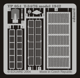 Eduard TP054 T-34/76 Model 1942 1:35 Tamiya