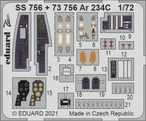 Eduard SS756 Ar 234C HOBBY 2000/DRAGON 1/72