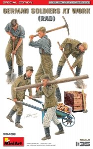 MiniArt 35408 GERMAN SOLDIERS AT WORK (RAD) SPECIAL EDITION 1/35