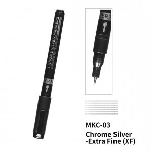DSPIAE MKC-03 Chrome Silver Marker Pen SUPER FINE (1mm)