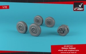 Armory Models AW72421 A.W. Valiant wheels w/ weighted tires 1/72