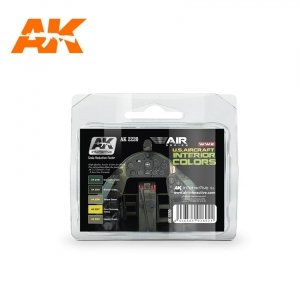 AK Interactive AK2220 WW2 U.S. AIRCRAFT INTERIOR COLORS