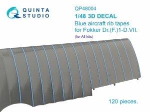 Quinta Studio QP48004 Blue rib tapes for Fokker Dr.(F)I-D.VII 1/48