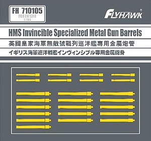 FlyHawk Model FH710105 HMS Invincible Specialized Metal Gun Barrels 1/700