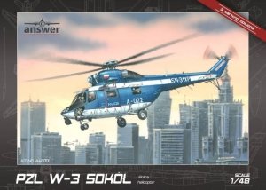 Answer AA48001 PZL W-3 Sokół Police Helicopter 1/48