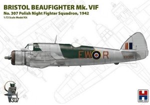 Hobby 2000 72003 Bristol Beaufighter VIf 307 Polish Night Fighter Squadron 1942 1/72