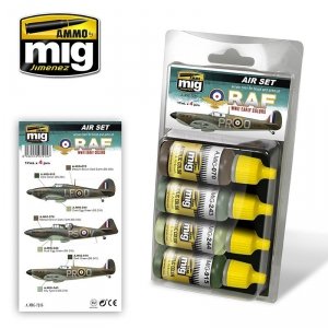 Ammo of Mig Jiminez 7215 RAF WWII Early Colors 4x17ml