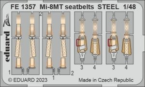 Eduard FE1357 Mi-8MT seatbelts STEEL TRUMPETER 1/48