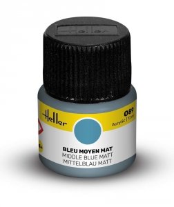 Heller 9089 089 Middle Blue - Matt 12ml