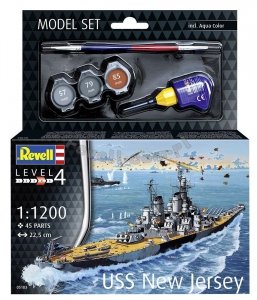 Revell 65183 USS New Jersey Model Set 1/1200
