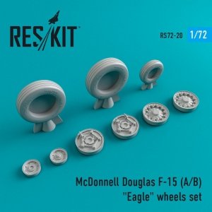 RESKIT RS72-0020 F-15 (A,B) EAGLE WHEELS SET 1/72