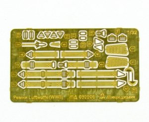 Microdesign MD 032206 Luftwaffe pilot belts (WWII) 1/32