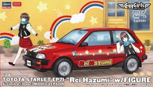 Hasegawa SP633-52433 Toyota Starlet EP71 Rei Hazumi w/ Figure 1/24