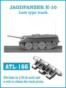 Friulmodel ATL-166 JAGDPANZER E-10 Late type track