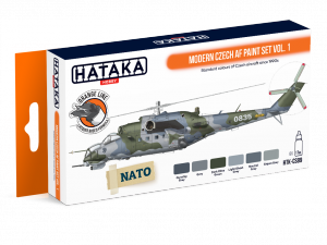 Hataka HTK-CS89 Modern Czech AF paint set vol. 1 (6x17ml)