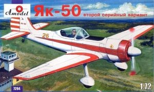A-Model 07294 Yakovlev Yak-50 Soviet Trainer (2nd Serial Variant) 1:72