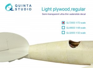 Quinta Studio QL72003 Light plywood, regular 1/72
