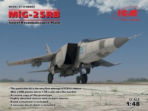 ICM 48902 MiG-25 RB, Soviet Reconnaissance Plane (1:48)