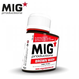 Mig Productions P221 BROWN WASH 75ml