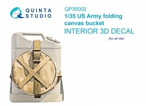 Quinta Studio QP35002 US Army folding canvas bucket (All kits) 1/35