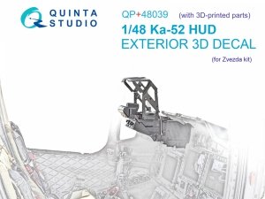 Quinta Studio QP+48039 Ka-52 HUD Zvezda 1/48