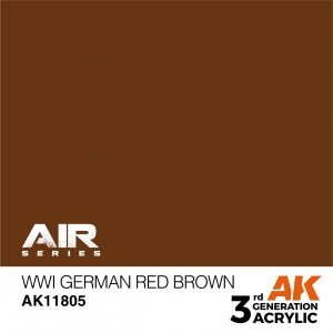 AK Interactive AK11805 WWI GERMAN RED BROWN – AIR 17ml