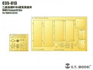 E.T. Model C35-013 WWII French B1 bis For TAMIYA 35282 1/35