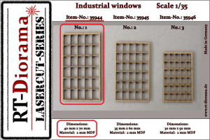 RT-Diorama 35944 Industrial windows No.1 1/35