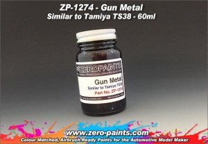 Zero Paints ZP-1274 Gun Metal Paint Similar to TS38 60ml