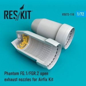 RESKIT RSU72-0110 Phantom FG.1/FGR.2 open exhaust nozzles for Airfix 1/72
