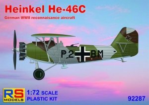 RS Models 92287 Heinkel He-46C - German WWII Reconnaissance Aircraft 1/72