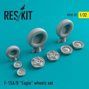 RESKIT RS32-0020 F-15 (A/B) Eagleresin wheels 1/32