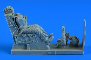 Aerobonus 320135 USAF Pilot with ej. seat for F-117A for Trumpeter/Revell 1/32