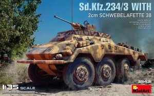 MiniArt 35431 Sd.Kfz.234/3 With 2cm Schwebelafette 38 1/35