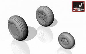 Armory Models AW48308 A-20G Boston wheels, late 1/48