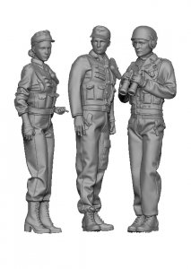 Glowel Miniatures 35049 German Tank Crew 1946 1/35