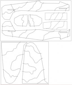 Omask 44001 Spitfire Mk.I camouflage surfaces camo A (for Eduard 11143) 1/48