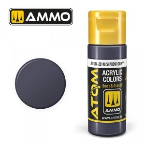 AMMO of Mig Jimenez 20148 ATOM COLOR Shadow Grey 20ml