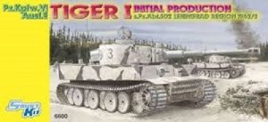 Dragon 6600 German PzKpfw VI Tiger Ausf.E (Initial Production, Leningrad 1942/1943) (1:35)