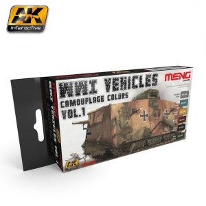 AK Interactive MC-804 WWI Vehicles camouflage colors vol. 1