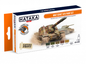 Hataka HTK-CS95 WW2 Soviet AFV paint set (6x17ml)