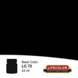 Lifecolor LC72 Basic Gloss Satin Black 22ml