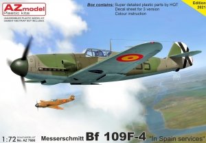 AZ Model AZ7686 Bf 109F-4 „In Spain Service“ 1/72
