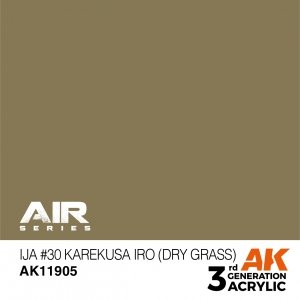 AK Interactive AK11905 IJA #30 KAREKUSA IRO (DRY GRASS) – AIR 17ml