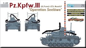 Cyber Hobby 6717 Pz. Kpfw. 111(3.7cm)(T) Ausf. F, Operation Seelowe (1:35)